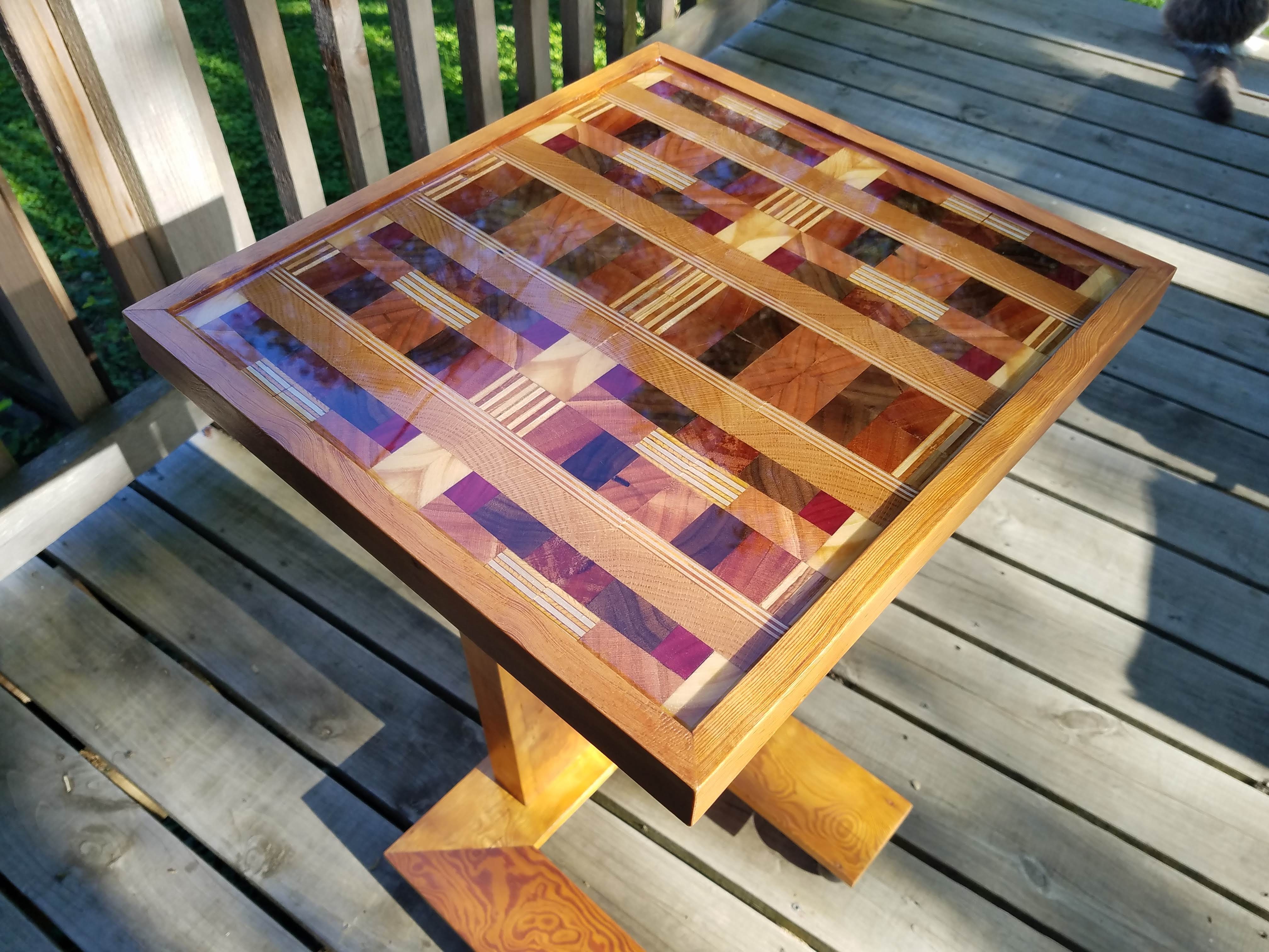 Curly Pine Overbed Table (part 2)